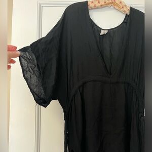 ASOS black sheer cover up